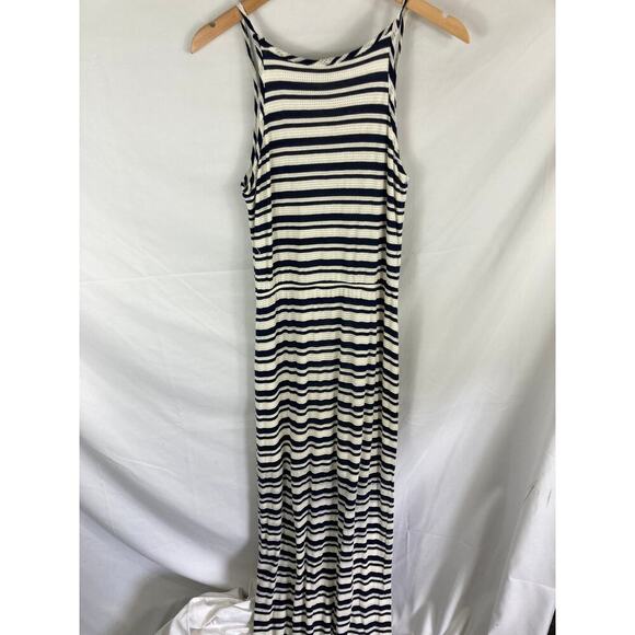 Splendid Stripe Texture Sleeveless Maxi Dress Size Medium - Picture 4 of 4